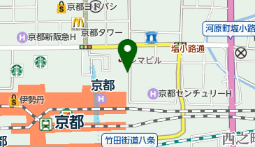 メルパルク KYOTO(キョウト)の地図画像