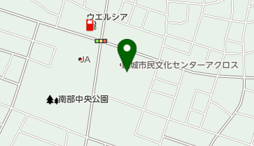 結城市民文化センター アクロスの地図画像
