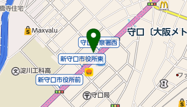 守口市教育文化会館の地図画像