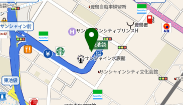 東京都パスポートセンター 池袋分室の地図画像