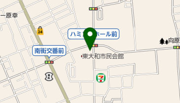 東大和市民会館(ハミングホール)の地図画像