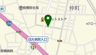 板橋区役所地域センター仲町の地図画像