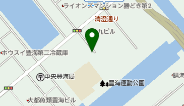 豊海区民館の地図画像