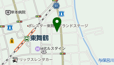 中華レストラン 東来の地図画像