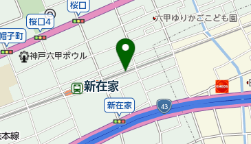 麺や一芯の地図画像