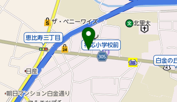 anea cafe(アネア カフェ) 白金店の地図画像