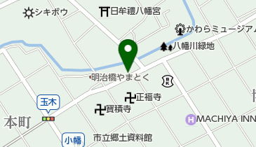 千成亭八幡堀店の地図画像