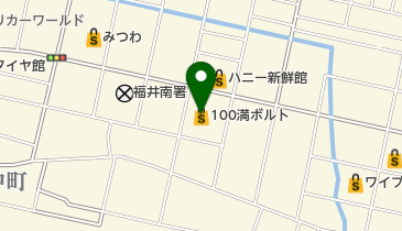 100満ボルト 福井南本店の地図画像