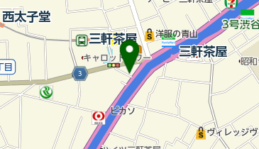 三茶酒家 香港バル213の地図画像