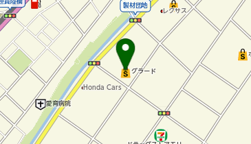 グラード 東開店の地図画像