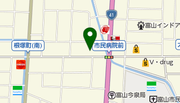 富士通オープンカレッジ 富山校の地図画像