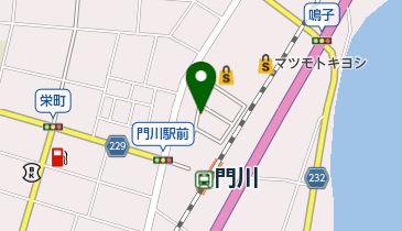 門川書店の地図画像