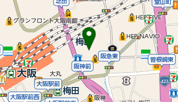 ジョルジオ アルマーニ ビューティ 阪急うめだ本店の地図画像