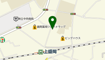 産直はなまる市場 上盛岡店の地図画像