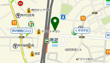 おしゃれ工房 グランエミオ所沢店の地図画像