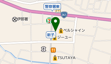 ミストラル 伊那店の地図画像