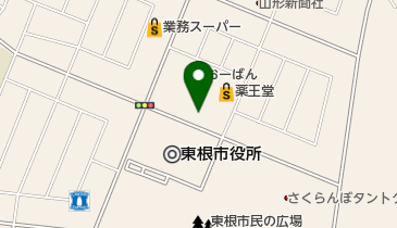 うさちゃんクリーニング おーばんさくらんぼ東根店の地図画像