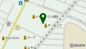 うさちゃんクリーニング ザ・ビッグ酒田北店の地図画像