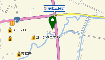 うさちゃんクリーニング 新庄店の地図画像
