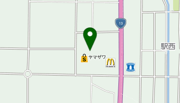 うさちゃんクリーニング ヤマザワ村山駅西店の地図画像