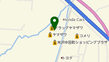 うさちゃんクリーニング ヤマザワ米沢中田町店の地図画像