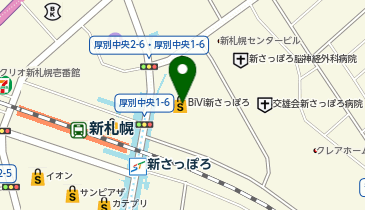 英会話イーオン 新さっぽろBivi校の地図画像