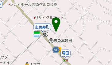 cafe chicca(カフェ キッカ)の地図画像