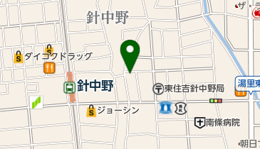 あさの鍼灸マッサージ院の地図画像