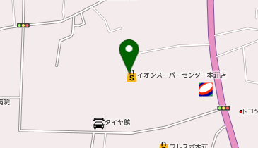 パティズ 由利本荘店の地図画像