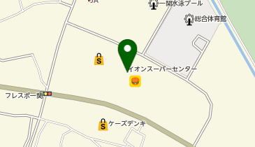 BeeBee 一関店の地図画像