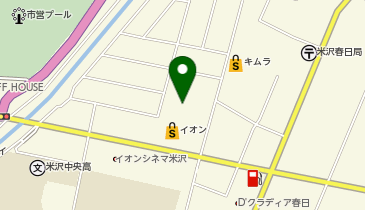 パティズ&クローバー米沢店の地図画像