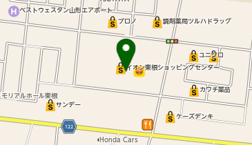 Dearパティズ東根店の地図画像