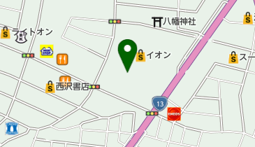 パティズ&クローバー イオン福島店の地図画像