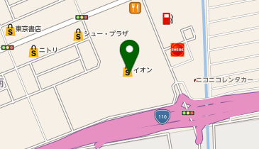 パティズ 新潟西店の地図画像