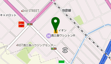 パティズ イオン県央店の地図画像