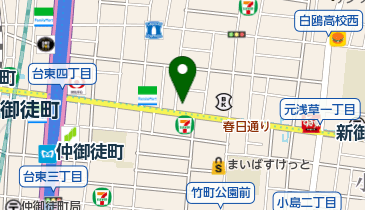 THE HERBS & SPICES(ハーブス アンド スパイシーズ) 御徒町店の地図画像