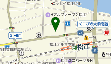 TBC 松江店の地図画像