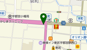 みずほ証券 宇都宮支店の地図画像