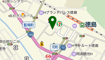 みずほ証券 徳島支店の地図画像