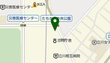 立川市緑町公園の地図画像