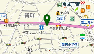 社団法人日本産業カウンセラー協会東関東支部千葉事務所の地図画像