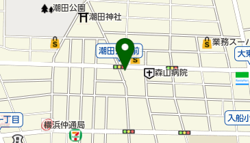 潮田銀座協商会協同組合の地図画像