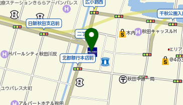 みずほ証券 秋田支店の地図画像