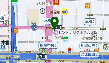 kashwere at home midosuji(カシウエア アット ホーム ミドウスジ)の地図画像