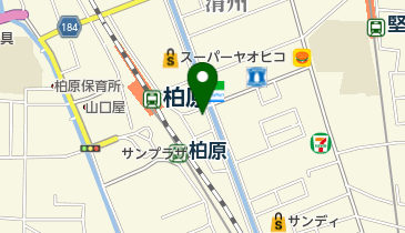 ぱんのいえ 柏原本店の地図画像