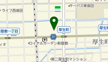 青色申告会の地図画像