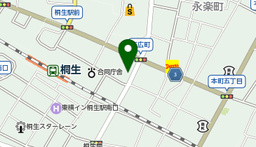 みずほ証券 桐生支店の地図画像