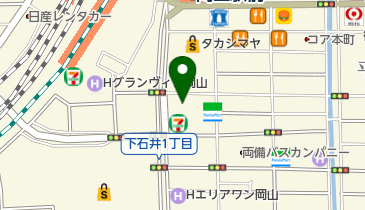 みずほ証券 プラネットブース岡山の地図画像