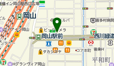 みずほ証券 岡山支店の地図画像