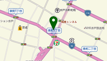 みずほ証券 水戸支店の地図画像